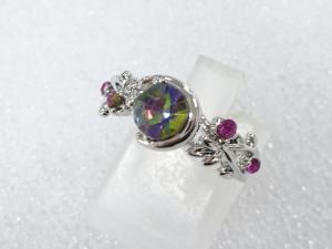 色石　指輪(8号)